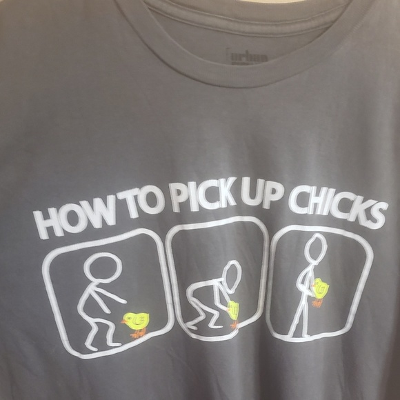 urban pipeline Other - How to pick up chicken funny tee shirt XL